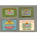 4 different Vintage Hansa Brauerei Swakopmund Bier Label. SWA.