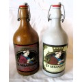 Vintage Ceramic St. Sebastiaan Belgian Tripel style beer brewed by Brouwerij Sterkens. As per photo.