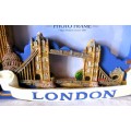 3D resin London Monuments Montage Photo Frame, in box. 2002. 150x150mm