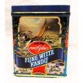 Since 1882 van Gilse FIJNE WITTE KANDIJ Tin with original candy. Collectable. 95x75x75mm. Not edible