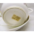 1800`s Antique Staffordshire Lustre Cup and Saucer, Present from the Potteries.