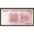 5 Billions Dollars ZIMBABWE 2008 Bank note.