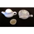 Antique Miniture Porcelain Children Chines tea set, 5 piece. As per phot.