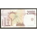Italy 2000 Lire, 1990 Bank Note