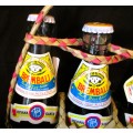 Bali, Indonesia Rice Wine. 3 bottles in basket 200ml each unopened.