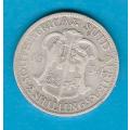 1934 South Africa Silver Two Shilling/ Florin. As per scan.