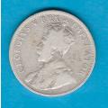 1934 South Africa Silver Two Shilling/ Florin. As per scan.