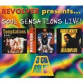 Temptations, Marvin Gaye and Barry White - Soul Sensations Live! (3 CD Set)