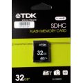 TDK SDHC CLASS10 32GB FLASH MEMORY CARD