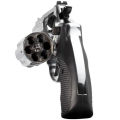 A 9mm Blanks Gun ZORAKI 2_5` Revolver Shiny Chrome Combo & 5x 9mm Blanks & 5x 9mm Pepper No License