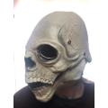 Halloween mask Latex slight brownish skull face