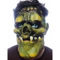 Halloween Mask Latex - Green Frankenstein & Hair