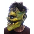 Halloween Mask Latex - Green Frankenstein & Hair