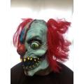 Halloween Mask latex - Clown Pop Eyes Red Hair