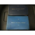 Navy rare TWO manual of  Naval cookery VOL I / II