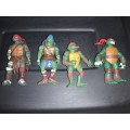 Ninja turtles x4
