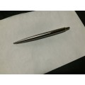 Old Mutual Parker Pen Jotter  Stainless Steel With Gold Arrow  made in UK