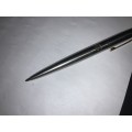 Old Mutual Parker Pen Jotter  Stainless Steel With Gold Arrow  made in UK