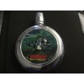 saaf rooivalk  attack helicopter hip flask