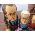 Russian leaders from Vladimir Vladimirovich Putin USSR Doll