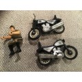 Vintage TV SERIES CHIPS TWO MOTORCYCLES