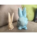 SYLVAC  Harry the Hare &  large display Rabbit