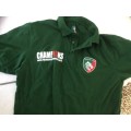 Leicester Tigers Polo Shirt size L