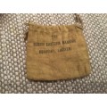 Vintage North Eastern Banking company limited Bank money bag / sak