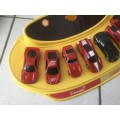 Shell oil Ferrari car set