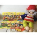 Noddy series Tessie bear , reading books and doll & bag