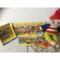 Noddy series Tessie bear , reading books and doll & bag