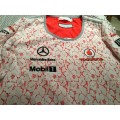 Vodafone Mercedes mobil 1 womans size small t shirt