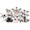 Tissoli 21 Piece Stainless Steel Cookware Set with Thermostat knobs