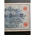 Reichs Bank Note 100 Mark 7 February 1908 - as per photograph
