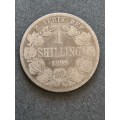 ZAR 1 Shilling 1895 (scarce date) Silver