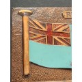 Rhodesia Independence Plaque 10 November 1965 Copper 202 mm x 178 mm - as per photograph