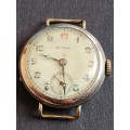 Cyma Wind up Wrist Watch Gold Plated - Face only (not working) - as per photograph