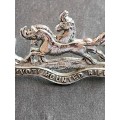Umvoti Mounted Rifles Shoulder Title (white metal) - as per photograph
