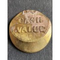 Gold Reef City Misstruck No Cash Value Token - as per photograph