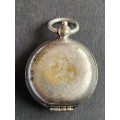 Vintage Nickel Plated Sovereign Holder - as per photograph