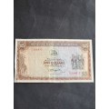 Reserve Bank of Rhodesia 5 Dollars (bird watermark) 18 May 1979 - as per photograph