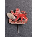 Lions Rugby Stick Pin - as per photograph