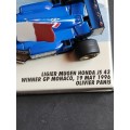 Paul`s Model Art Mini Champs Ligier Mugen Honda JS 43 Winner GP Monaco, 19 May 1996 Olivier Panis