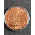 USA One Ounce Copper .999 Fine 2012 - as per photograph