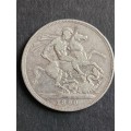 UK Crown (Five Shillings) 1890 Queen Victoria- as per photograph