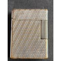 Silver Plated Saint Dupont Lighter made in France (needs gas/flint) 45mmx 35mm - as per photograph