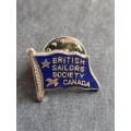 British Sailors Society Canada Pin Badge- as per photograph
