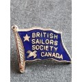 British Sailors Society Canada Pin Badge- as per photograph