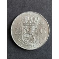 Nederlands 2 1/2 Gulden 1964 Silver .720 - as per photograph
