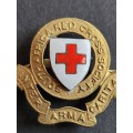SA Redcross Brass Badge - as per photograph